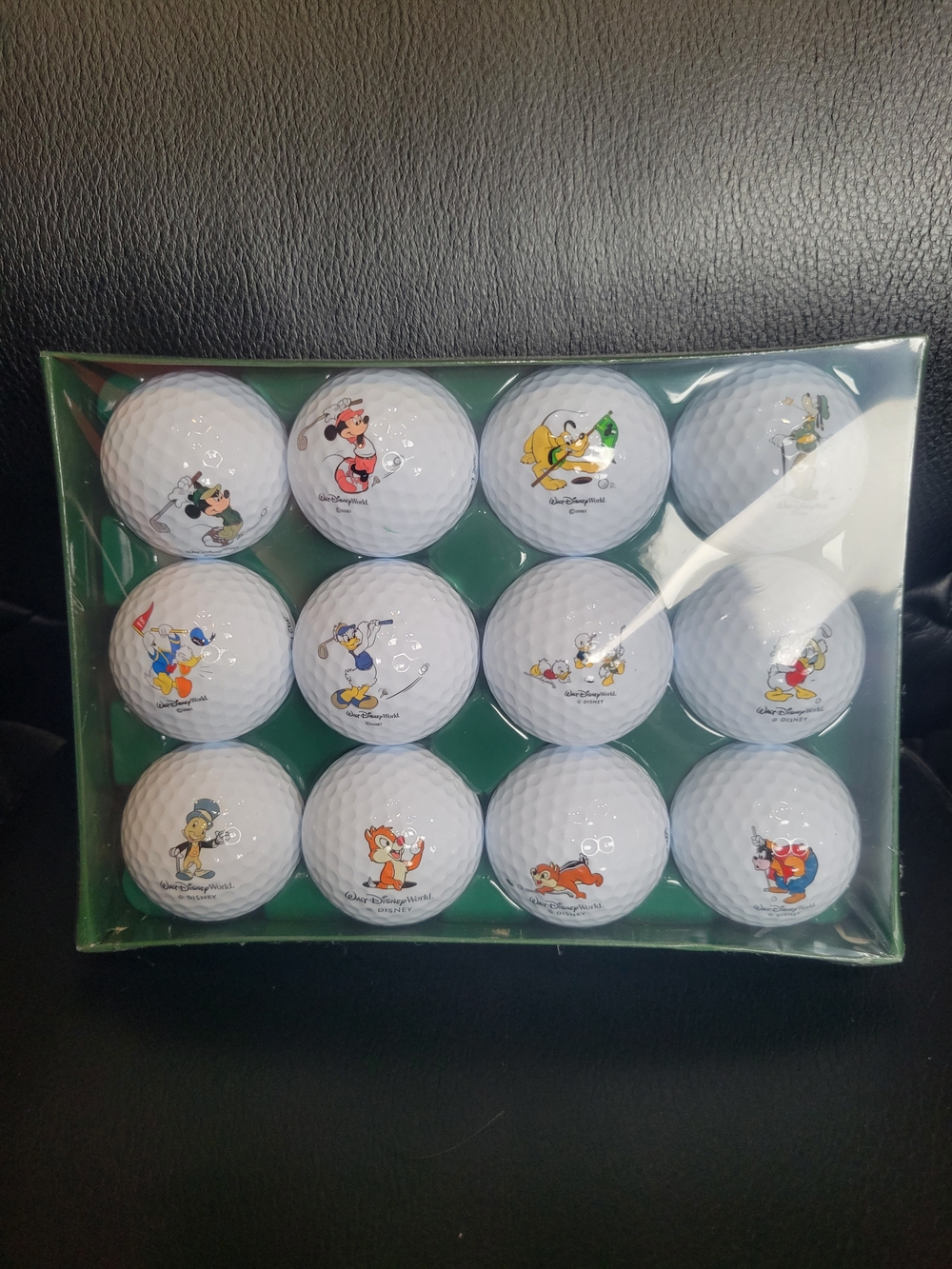 Vintage Disney Character Pinnacle Golf Ball Set - 12 Pack